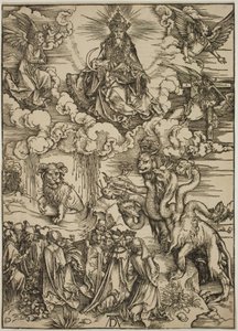 Kuzu Gibi İki Boynuzlu Canavar by Albrecht Dürer