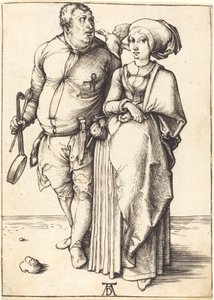 Aşçı ve Karısı by Albrecht Dürer