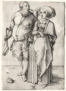 Aşçı ve Karısı by Albrecht Dürer
