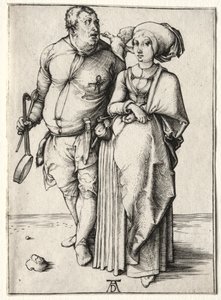 Aşçı ve Karısı, muhtemelen 1497. by Albrecht Dürer