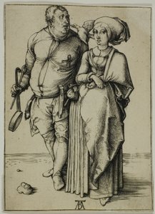 Aşçı ve Karısı by Albrecht Dürer