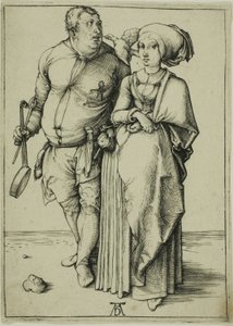 Aşçı ve Karısı by Albrecht Dürer