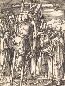Haçtan İniş, muhtemelen c. 15091510. by Albrecht Dürer
