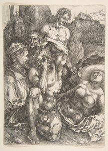 Çaresiz Adam, ca. 1515. by Albrecht Dürer