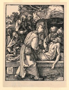 Küçük Tutku Serisinden Entombment by Albrecht Dürer