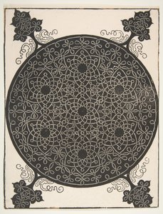 Beşinci Düğüm. Yedi Altı Köşeli Yıldızlı Geçmeli Roundel, 1521