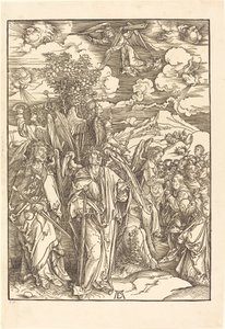 Rüzgarları Tutan Dört Melek by Albrecht Dürer