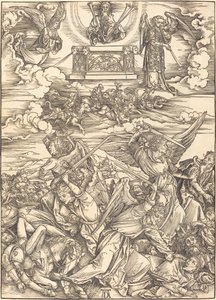 Dört İntikam Meleği by Albrecht Dürer
