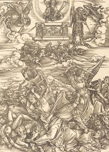 Dört İntikam Meleği, 1498. by Albrecht Dürer