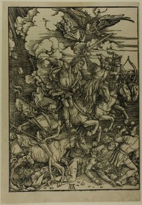 Mahşerin Dört Atlısı, Mahşerden by Albrecht Dürer