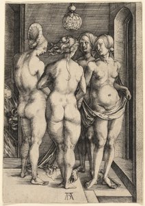 Dört Çıplak Kadın by Albrecht Dürer