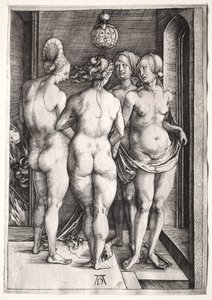 Dört Cadı (Dört Çıplak Kadın) by Albrecht Dürer