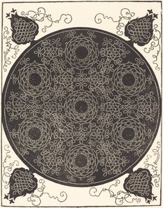 Dördüncü Düğüm (siyah merkezlerle yedi dairesel düğüm grubunu birleştirir) by Albrecht Dürer