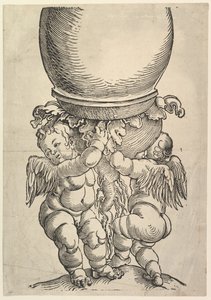 Büyük Sütun alt bloğu, 1517. by Albrecht Dürer