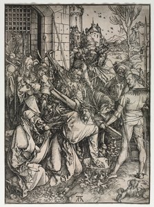 Büyük Tutku: Çarmıhı Taşıyan İsa by Albrecht Dürer