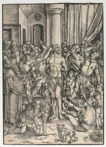 Büyük Tutku: Kırbaçlanma by Albrecht Dürer