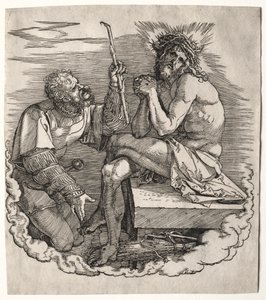 Büyük Tutku: Başlık Sayfası - İsa, Acıların Adamı by Albrecht Dürer