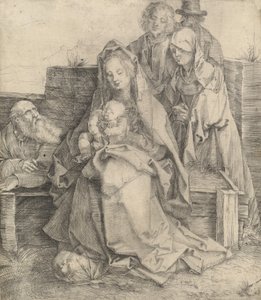 Kutsal Aile, 15121513. by Albrecht Dürer