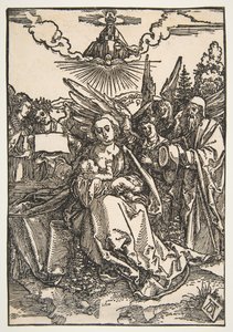 Beş Melekli Kutsal Aile, M.Ö. 1503. by Albrecht Dürer