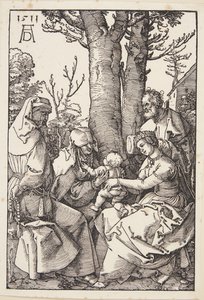 Joachim ve St. Anne ile Kutsal Aile by Albrecht Dürer