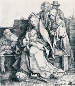 Aziz John, Mecdelli ve Nicodemus ile Kutsal Aile, 1512 1906 by Albrecht Dürer