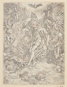 Kutsal Üçlü by Albrecht Dürer