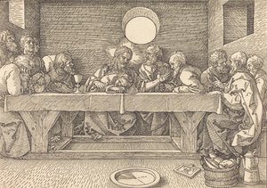Son Akşam Yemeği, 1523. by Albrecht Dürer