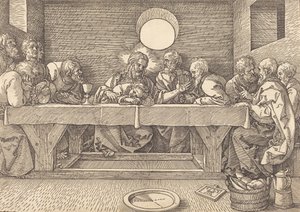 Son Akşam Yemeği, 1523. by Albrecht Dürer