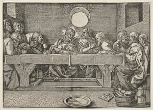 Son Akşam Yemeği, 1523. by Albrecht Dürer