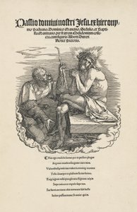 Bir Asker Tarafından Alay Edilen Hüzün Adamı, muhtemelen 1511. by Albrecht Dürer