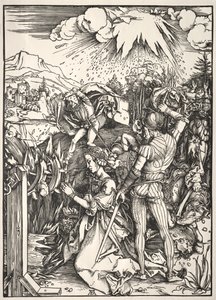 Aziz Catherine'in Şehitliği. by Albrecht Dürer