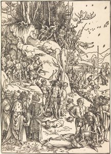 On Binlerin Şehadeti by Albrecht Dürer