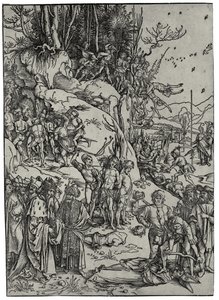 On Binlerin Şehadeti, 1497 by Albrecht Dürer