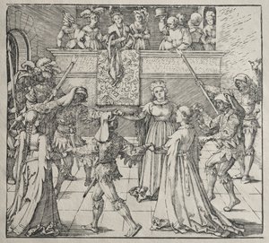 Maskeli Balo. by Albrecht Dürer