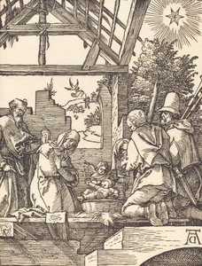 Doğuş, muhtemelen c. 15091510. by Albrecht Dürer