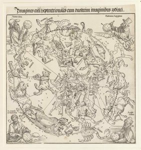 Kuzey Göksel Yarımküre, 1515. by Albrecht Dürer