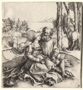 Aşk Teklifi (veya Karışık Çift) by Albrecht Dürer