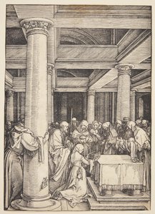 Tapınaktaki Sunum by Albrecht Dürer