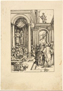 Bakire'nin Yaşamından Bakire'nin Tapınakta Sunumu by Albrecht Dürer
