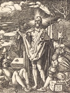 Diriliş, muhtemelen c. 15091510. by Albrecht Dürer
