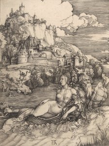 Deniz Canavarı, yaklaşık 1498., yaklaşık 1498. by Albrecht Dürer