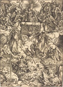 Trompetli Yedi Melek by Albrecht Dürer