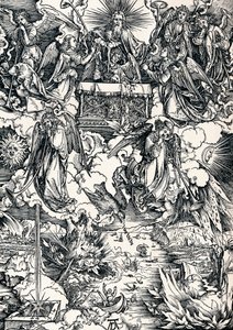Yedi Trompet Meleklere Verilir, 1498 1906. by Albrecht Dürer