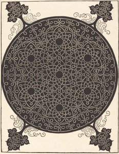 Altıncı Düğüm (yedi küçük düğüm sistemini siyah merkezlerle birleştirir) by Albrecht Dürer