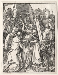 Küçük Tutku: Haçı Taşıyan İsa, 1509. by Albrecht Dürer