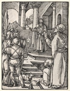 Küçük Tutku: Pilatus'tan Önce Mesih by Albrecht Dürer