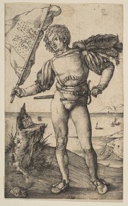 Standart Taşıyıcı, ca. 1501. by Albrecht Dürer
