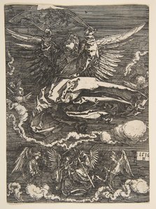 Bir Melek Tarafından Düzenlenen Sudarium, 1516. by Albrecht Dürer