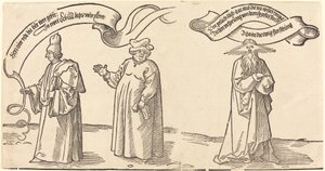Öğretmen, Din Adamı ve Providence by Albrecht Dürer