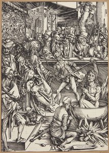Evangelist Aziz John'un İşkencesi by Albrecht Dürer